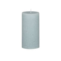 Terra Texture Pillar Candle - Sky blue